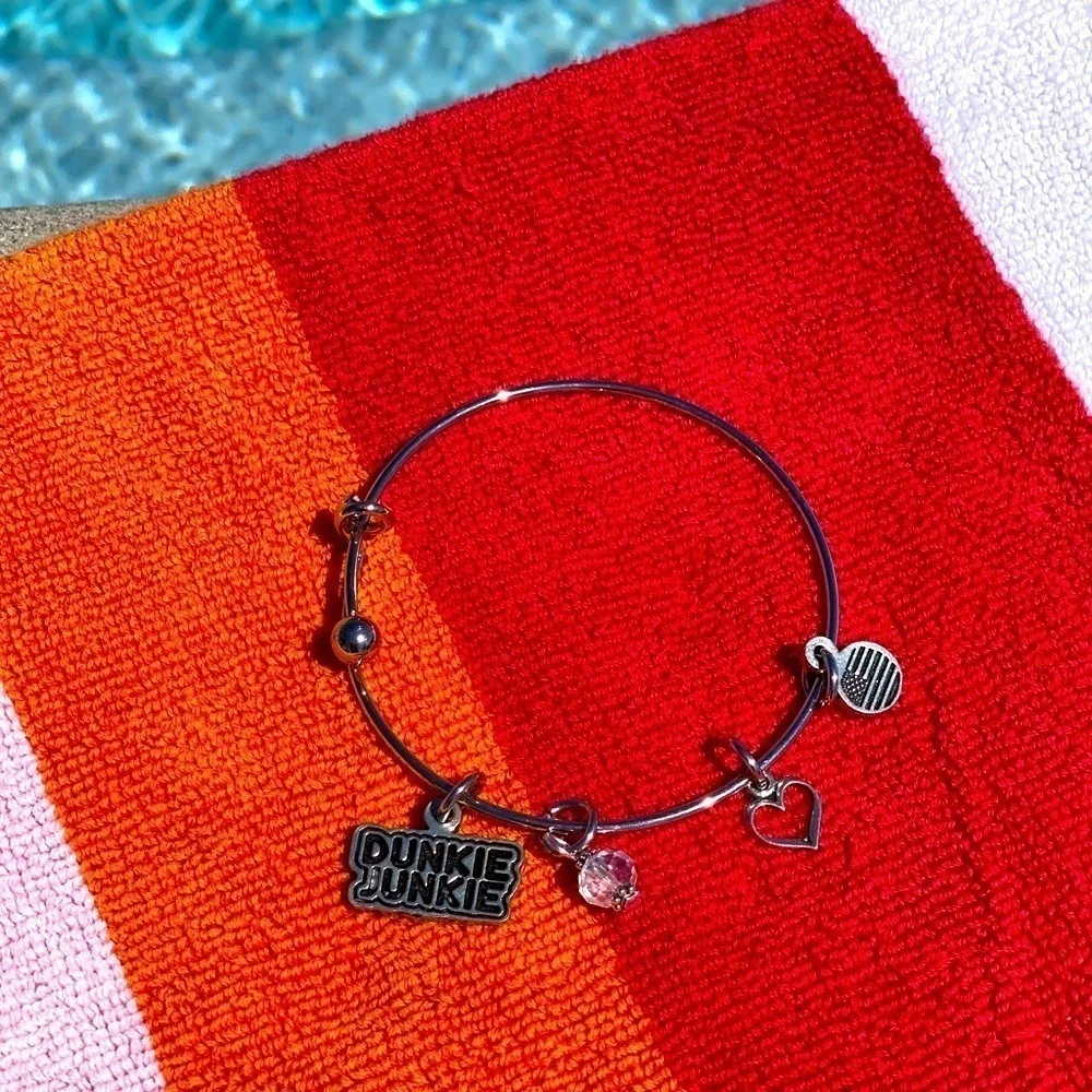 #Dunkie Junkie Coffee Lover 🤎 Bangle Bracelet~ NWT